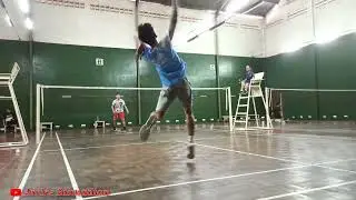 Sparing Dengan Fiery Mufti Edison Finalis POMNAS 2023 Laberset #badminton #badmintontarkam