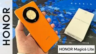 Honor Magic6 Lite 5G Sunrise Orange - Unboxing and Hands-On