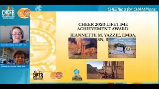 CHEER 2020 Lifetime Achievement Award: Jeannette Yazzie Presentation| CHEERing for CHAMPions '21