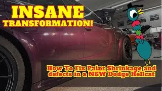 DETAILING A NEW CAR?  Watch This!!! : Expert shows How To Fix UGLY Factory Paint Shrinkage safely