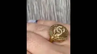 Роскошное золотое колечко