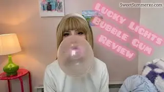 ASMR Bubble Gum Reviews: Lucky Lights 🫧