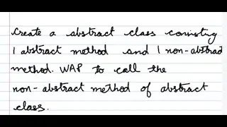 Abstract Method solution