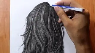 How To Draw Girl Hair ?