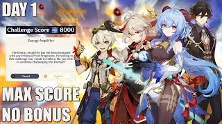 Energy Amplifier Fruition Domain 1 - 8000 Score Full Clear No Bonus | Genshin Impact