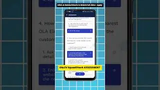 Ola EV SquadStack ASSESSMENT Test | #squadstack