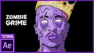 Efecto Zombie Grime Procedural en After Effects