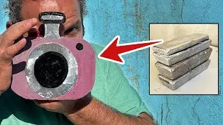 How to make a photographic camera by melting metals | Casting Metal