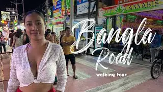 Bangla road today, a lot of beautiful hot ladies in the bars , something hot in the end of video.