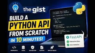 Build a Python REST API from Scratch in 10 Minutes | FastAPI Crash Course for Beginners