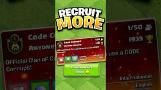 BEST Way to Recruit with NEW Clan Notice Board