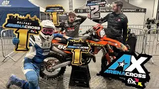 ARENACROSS UK RD5&6 ABERDEEN - BIKE CUT OUT ON THE START GATE DRAMA!!