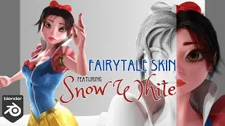 The Fairest Skin in Blender | Make Up Texturing & Skin Pore nodes | Featuring 
