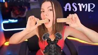 ASMR eating crunchy snacks 💥