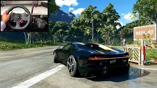 BUGATTI CHIRON SUPER SPORT - The Crew Motorfest - LOGITECH G29 gameplay