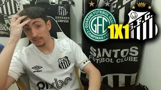 HORRÍVEL! REACT GUARANI 1X1 SANTOS - BRASILEIRÃO SÉRIE B 2024