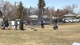 Garrett Kocab First in the NAIA with this Discus Throw (55.49 meters)(182 feet .646 inches)