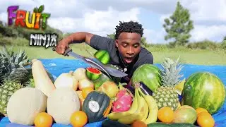 REAL LIFE FRUIT NINJA (EXTREMELY DANGEROUS)
