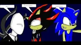 Sonic and Shadow play Slender the Arrival
