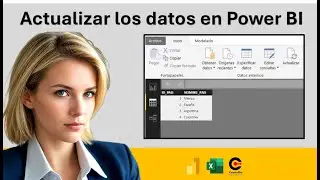 Actualizar datos de una tabla en Power BI Desktop cuando se modifica el origen de datos
