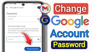 How To Change Google Account Password | How To Change Gmail Account  Password | Change Password 