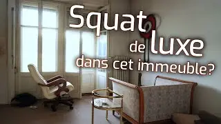 Un squat de luxe dans cet immeuble? (urbex suisse - immeuble illumination)