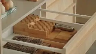 Органайзер для ножей в ящик Joseph Joseph DrawerStore большой бамбуковый
