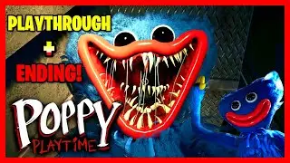 HUGGY WUGGY IS NOT PLAYIN! | Poppy Playtime (Chapter 1) | ( Full Playthrough + Ending!)
