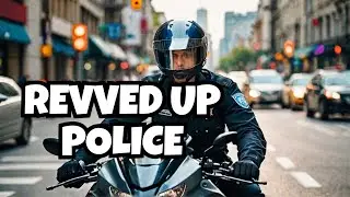 Revved Up Reflections: Motorcycle Cops