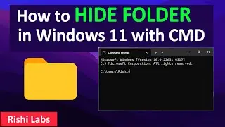 How to hide folder in Windows 11 using Command Prompt CMD