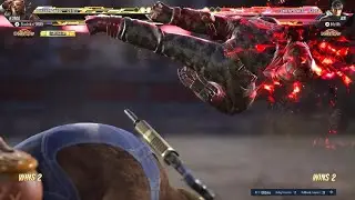 Tekken 8 - Kuma "epic" slowback grap 🙃