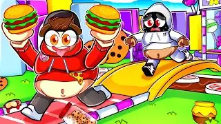 BECOMING THE FATTEST IN ROBLOX FAT RACE CLICKER!