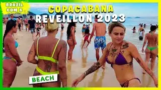 COPACABANA BEACH: A BEACH DAY IN RIO DE JANEIRO ON REVEILLON 2023