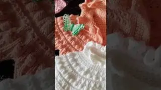 ПЕРСИК и  СНЕЖИНКА 🧶🌹кофточки детям 🌷 #crochet