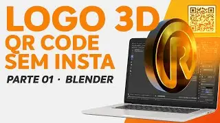 Como criar LOGO 3D no BLENDER com as CORES + FIltro 3D 100% FORA DO INSTAGRAM | pt. 01