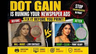 “This One Mistake Ruins Every Newspaper Ad  (Dot Gain)”