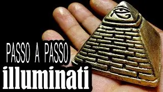🔺 COMO FAZER PIRÂMIDE ILLUMINATI // MAÇÔNICA // EGÍPCIA 🔺 ITEM PARA COLECIONADORES COM OLHO DE HÓRUS