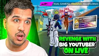 REVENGE WITH BIG YOUTUBER😡ON LIVE  *MUST WATCH*!!