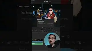 Автоматическая нарезка видео в Davinci #shorts #davinciresolve #tutorial #colorgrading #кино #монтаж