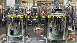 500L mirror finished brewery to Japan