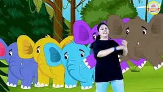 Ek Mota Hathi | एक मोटा हाथी | Hindi Kids Song | Kids Nursery Rhymes | @brainybunchtv413