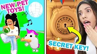 HOW TO OPEN THE SECRET VAULT and *NEW* PET TOYS! - Roblox Adopt Me (Pet Shop Update)