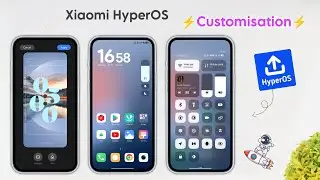 Xiaomi HyperOS Customisation Used By Xiaomi Themes ✨ Look Like Pro Level Device | Advance Textures 😍