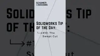 Solidworks Tip of the Day: Creating threads with a swept cut