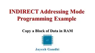 8051 Indirect Addressing Mode Explained with example and simulation