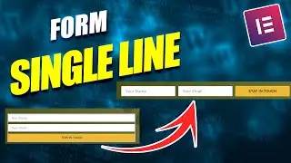 Elementor Single Line Contact Form - quick guide