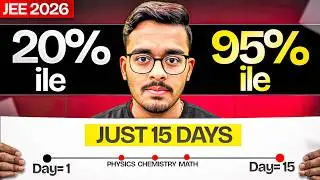 JEE MAINS 2026: Score 120+ Marks in 15 Days 🚀 Complete Day-Wise Strategy