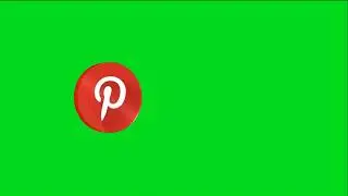 Pinterest Logo Green Screen | pinterest logo animation