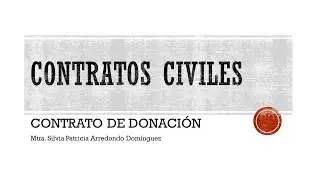 TOPIC 6: DONATIONS