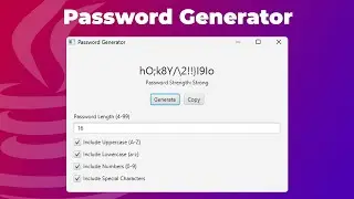 Java Password Generator with Animation | JavaFX